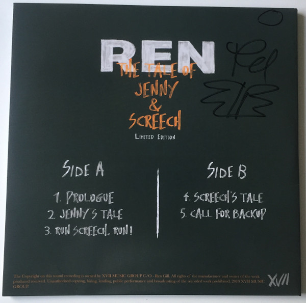 The Tale Of Jenny & Screech (Limited Edition) by Ren, Vinyl, 12", 45 RPM, EP, Limited Edition, 2019: photo 2