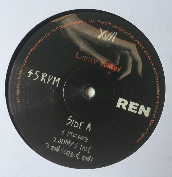 The Tale Of Jenny & Screech (Limited Edition) by Ren, Vinyl, 12", 45 RPM, EP, Limited Edition, 2019: photo 5