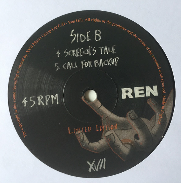 The Tale Of Jenny & Screech (Limited Edition) by Ren, Vinyl, 12", 45 RPM, EP, Limited Edition, 2019: photo 6