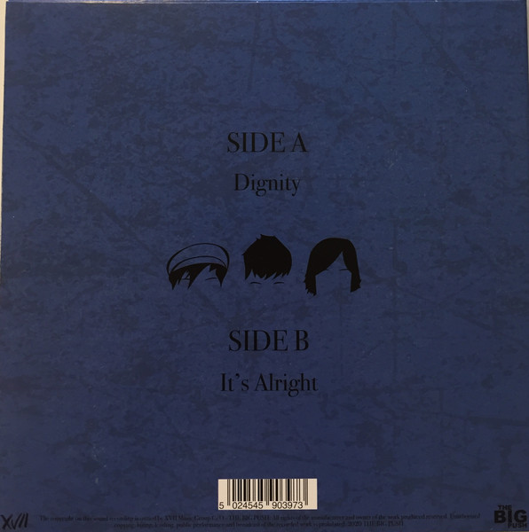 Dignity / It's Alright by The Big Push, Vinyl, 7", 45 RPM, Single, Limited Edition, Stereo, Blue, 2020: photo 2