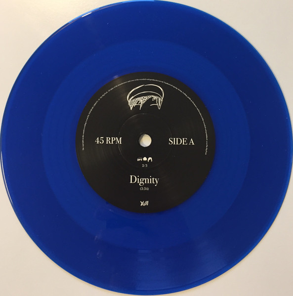 Dignity / It's Alright by The Big Push, Vinyl, 7", 45 RPM, Single, Limited Edition, Stereo, Blue, 2020: photo 3