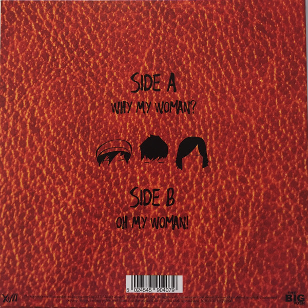 Why My Woman? / Oh My Woman! by The Big Push, Vinyl, 7", 45 RPM, Single, Limited Edition, Stereo, Red, 2020: photo 2