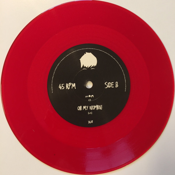 Why My Woman? / Oh My Woman! by The Big Push, Vinyl, 7", 45 RPM, Single, Limited Edition, Stereo, Red, 2020: photo 4