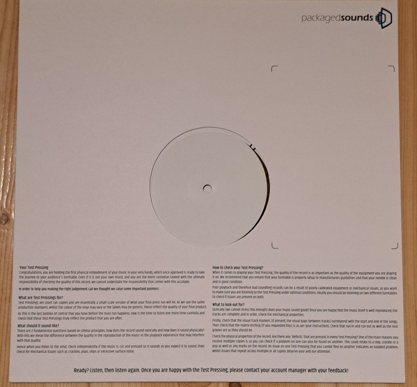 Sick Boi by Ren Gill, Vinyl, LP, Album, Test Pressing, White Label, Copper/Black Marbled, Signed, 2023: photo 2