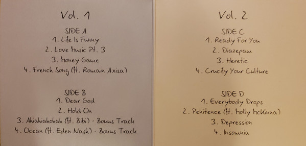 Demos (Do Not Share) Vol 1 & 2 by Ren, 2 × Vinyl, 12", 33 ⅓ RPM, EP, Reissue, 2024: photo 2