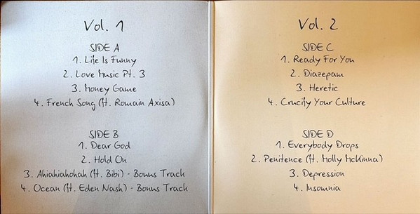 Demos (Do Not Share) Vol 1 & 2 by Ren, 2 × Vinyl, 12", 33 ⅓ RPM, EP, Reissue, Barcoded, 2024: photo 3