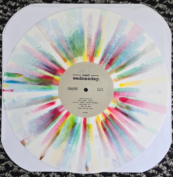 Last Wednesday by Chris Webby, 2 × Vinyl, LP, Stained Glass Splatter, 2025: photo 5