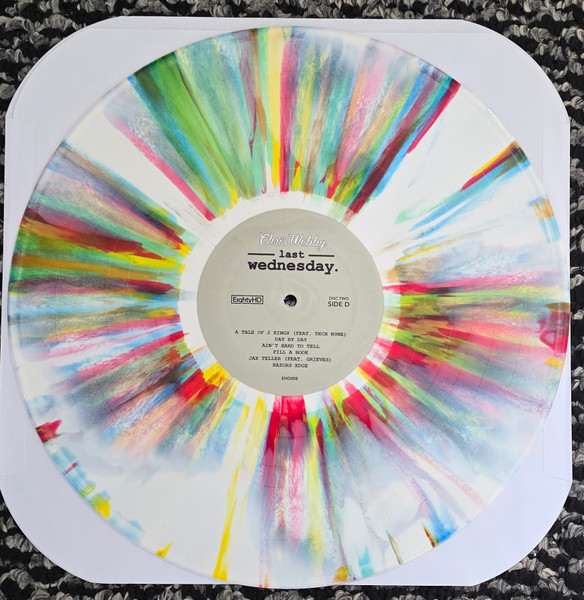 Last Wednesday by Chris Webby, 2 × Vinyl, LP, Stained Glass Splatter, 2025: photo 7