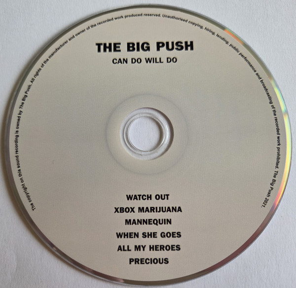 Can Do Will Do by The Big Push, CD, EP, Reissue, 2025: photo 4
