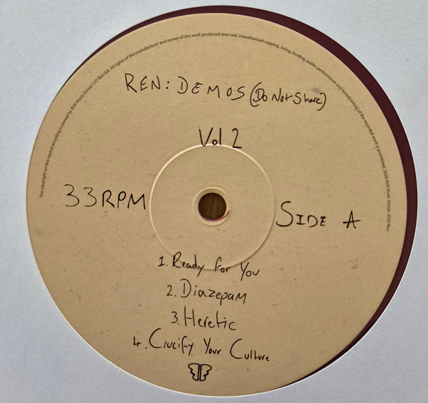 Christmas Bundle by Ren, Vinyl, 12", 33 ⅓ RPM, EP, Red + Cassette, EP + All Media, Limited Edition, 2020: photo 4