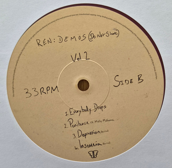 Christmas Bundle by Ren, Vinyl, 12", 33 ⅓ RPM, EP, Red + Cassette, EP + All Media, Limited Edition, 2020: photo 5
