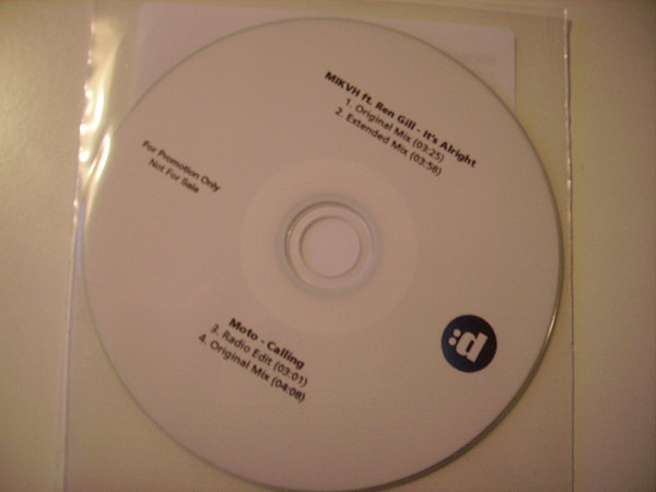 It's Alright / Calling by MIKVH Ft. Ren Gill / Moto, CD 2016: cover